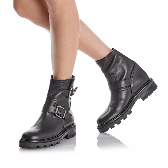 Jimmy Choo Womens Youth II Double Moto Boots Current 2022 Style Sold Out $895 - Picture 16 of 16